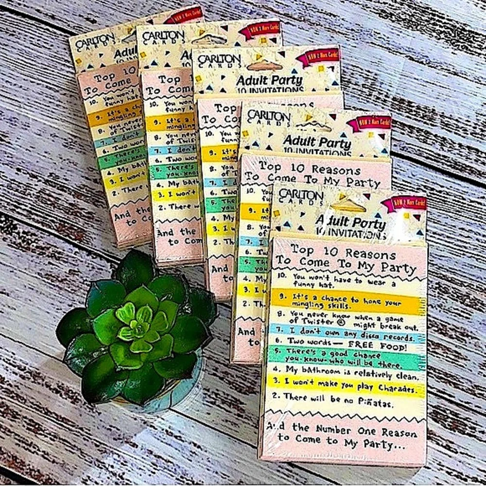 NWT Vintage Party Invitations (Bundle of 50)